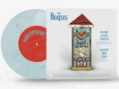 THE BEATLES - NOW AND THEN Blue White Marble 7'' Vinyl Exclusive Limited Edition
