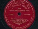 78tk-Jazz-COMMODORE 527-Billie Holiday-I gotta right to sing the blues/Yesterday