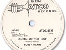 1958 BOBBY DARIN Rock’n Roll 78 RPM Record. Queen of the Hop. E+