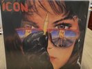 ICON Right Between The Eyes Mega Force Records First Press Vinyl LP Free Ship