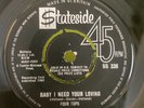 Four Tops – Baby I Need Your Loving / Call On Me - UK 7