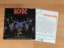 AC/DC 7' Single Let's get it up / Back in Black Live 81 mit WEA Product Facts