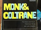 Thelonious Monk John Coltrane Superb NM  Riverside lp Mono