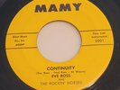 UNKNOWN 50S MOD/JAZZ INSTRO ROCKER 45  EVE ROSS & ROCKIN' HORSES Continuity MAMY