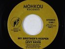 70s Soul Disco 45 - Levy Davis - My Brother's Keeper - Mohkou
