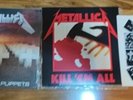 Metallica Master of Puppets 1989 UK LP and Kill em all 1983 Blackened records LP
