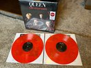 QUEEN GREATEST HITS 2X VINYL LP -  EXCLUSIVE LIMITED EDITION RUBY BLEND RED LP