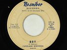 Northern Soul Funk 45 - Cleveland Robinson - Boy/Somebody To Love - Nosnibor