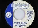 Soul Jazz Popcorn 45 - Larry Cummings - My Love For You - Mockingbird - obscure