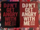 Rolling Stones Promo Posters For Angry Vinyl Hackney Diamonds Black & Red Pair