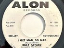 * BILLY FAYARD I Get Mad, So Mad NOLA FUNK SOUL Allen Toussaint Alon 45 Hear