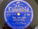 TINO ROSSI PETIT PAPA NOEL 78 tours RPM Columbia LF 232