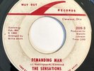 * SENSATIONS Demanding Man/Gonna Step Aside RARE NORTHERN SOUL Way Out 45 Hear
