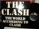THE CLASH THE WORLD ACCORDING TO CLASH LP PROMO EPIC 1982 VG+
