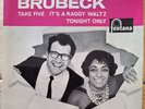 DAVE BRUBECK QUARTET with CARMEN McRAE Take five Fontana TFE 17395 UK EP 62 1965