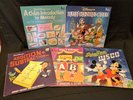LP Disneyland -Set of 5 - Mickey Mouse Disco - 2504, 1223, 1313, 2514, DQ1232