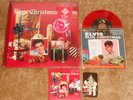elvis presley  christmas vinyl green lp, cd .red 45 all new  & 1978 calendar