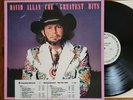 David Allan Coe 1978 White Label PROMO Greatest Hits LP Gold Stamp VG+/VG+ HTF