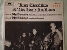 tony sheridan/beatles single my bonnie signed by t sheridan autographe dedicace