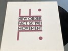 New Order Movement Vinyl LP Factory FACT 50 Original 1982