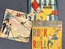 VTG 50s vinyl records 45 EP Sets Rock ‘n Roll, 16 Hits+ PROMENADE-With Jackets