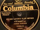 HILLBILLY/COUNTRY 78 RPM DARBY & TARLTON COLUMBIA 15388