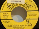 CRICKETS '59 - Love's Made A Fool Of You - BRUNSWICK Promo BUDDY HOLLY EX++ Hear