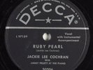 Rockabilly 78 JACKIE LEE COCHRAN Ruby Pearl DECCA 30206 V+ HEAR 928