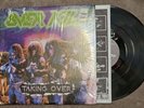 1987 Over Kill Taking Over LP Megaforce Records 81735-1 w/Shrink Wrap & Lyrics