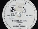 Blues 78 LIGHTNIN' HOPKINS Sick Feelin' Blues HERALD H-436 vinyl wlp HEAR 1123