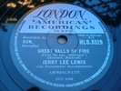 JERRY LEE LEWIS ROCK N ROLL UK 78 GREAT BALLS OF FIRE VG PLUS TO EXCELLLENT