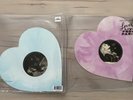 Taylor Swift - Lover (Live From Paris) Pink And Blue Heart Shaped Vinyl 2xLP NEW