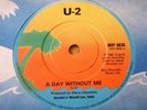 U2   A Day Without Me  Original 1980 UK Island label solid centre 2-trk 7