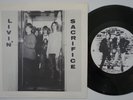 LIVIN' SACRIFICE debut EP RARE swedish punk 7