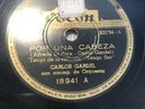 Carlos Gardel - 10” Odeon 18941 - 78 rpm - Por una cabeza