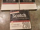 Vintage SCOTCH 3M Magnetic Tape 290 3pc Set 1/4