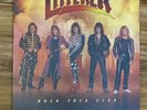 LITTERER Rock This City LP Iowa Private Press Hair Metal Glam 80s Catamount 1987
