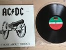 AC DC - For those about to rock - 1982 - Cover Weiß - LP Mexiko Press-LDWA 6097