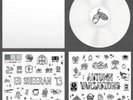 Ed Sheeran - Autumn Variations - Limited To 5,000.   WHITE Sticker Sheet LP