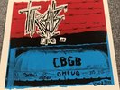 THREATS - LIVE AT CBGBs  lp -No'd RED WAX  - CHRON GEN , LAST RITES, ANTI- PASTI