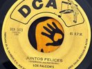 LOS FALCONS Juntos Felices / GARAGE BEAT INSTRUMENTAL 45 EL SALVADOR
