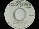 Reggae 45 - Alton & The ILi-sticks - I Don't Want To Be Right - Coxsone Jamaica