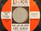 LES GIRLS I Still Love You/Stop, Look Listen Laurie 3368 Promo 45 Looks Unplayed