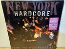 V/A NEW YORK HARDCORE WHERE THE WILD THINGS ARE Compilation LP Blue Vinyl NYHC