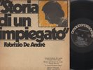 LP FABRIZIO DE ANDRE' STORIA DI UN IMPIEGATO 1973 NICOLA PIOVANI CANTAUTORI ITA