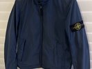 STONE ISLAND Micro Reps Mid Blue Harrington Bomber Jacket Size Large P2P 22”