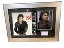 Michael Jackson BAD Vinyl Sleeve Album & SIGNED Photo with COA