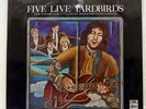 YARDBIRDS FIVE LIVE ODEON OP8865 JAPAN RED VINYL VINYL LP