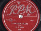 Blues 78 B.B. KING 3 O'Clock Blues RPM 339 E-/E HEAR 1416