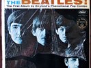 Beatles LP Meet the Beatles 1969 Black Label RECORD CLUB PARTIAL SHRINK, NICE
